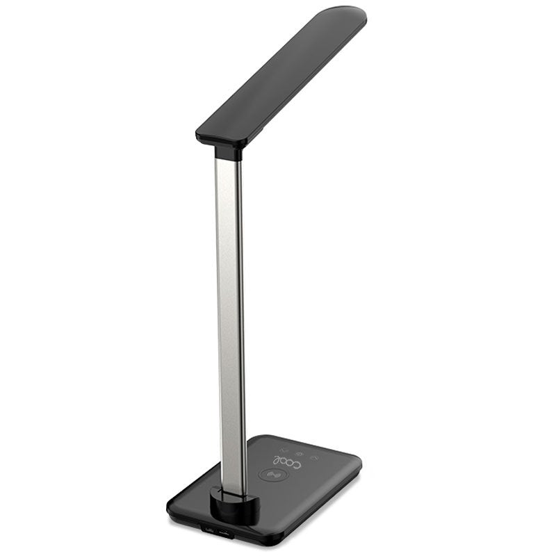 Lâmpada LED + Base de carregamento sem fio Qi COOL Fold preta