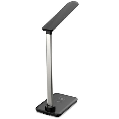 Lâmpada LED + Base de carregamento sem fio Qi COOL Fold preta