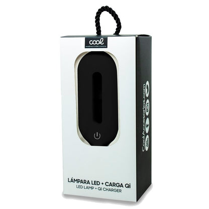 Lâmpada LED + Qi COOL Base de carregamento sem fio preto
