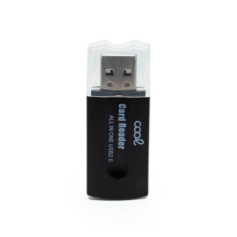Leitor USB de cartão de memória universal COOL (tudo em um) Preto