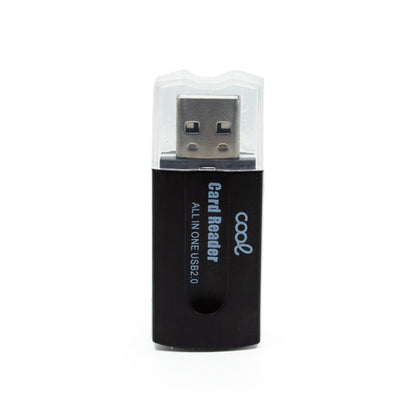 Leitor USB de cartão de memória universal COOL (tudo em um) Preto