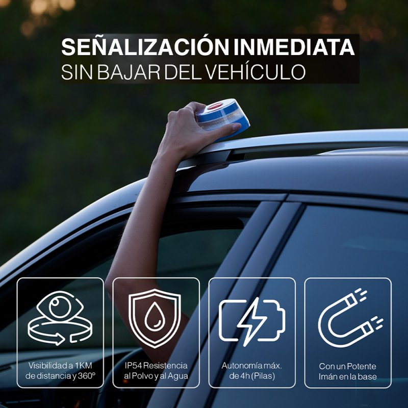 Luz de Sinalização Ligada (Aprovada pela DGT) COOL Safetytech