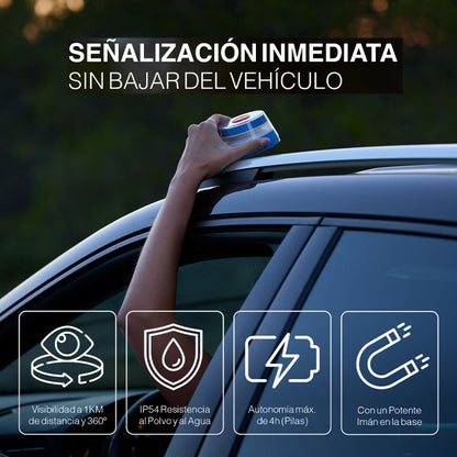 Luz de Sinalização Ligada (Aprovada pela DGT) COOL Safetytech