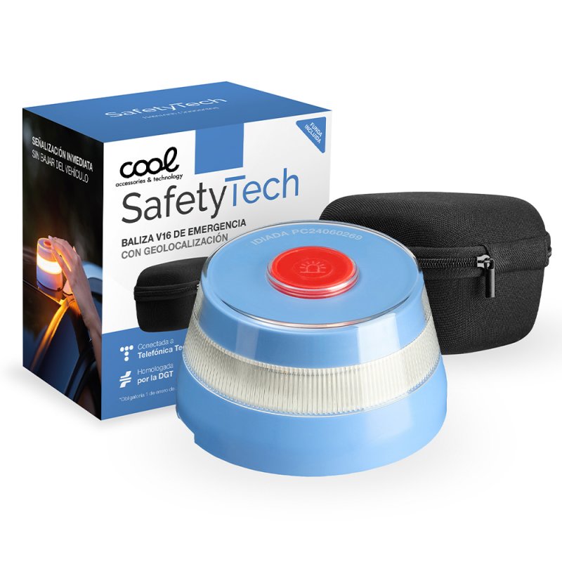 Luz de Sinalização Ligada (Aprovada pela DGT) COOL Safetytech
