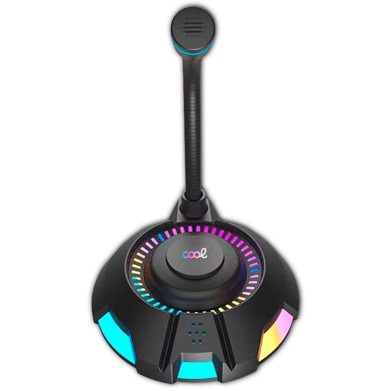 Microfone COOL Gaming USB Led RGB