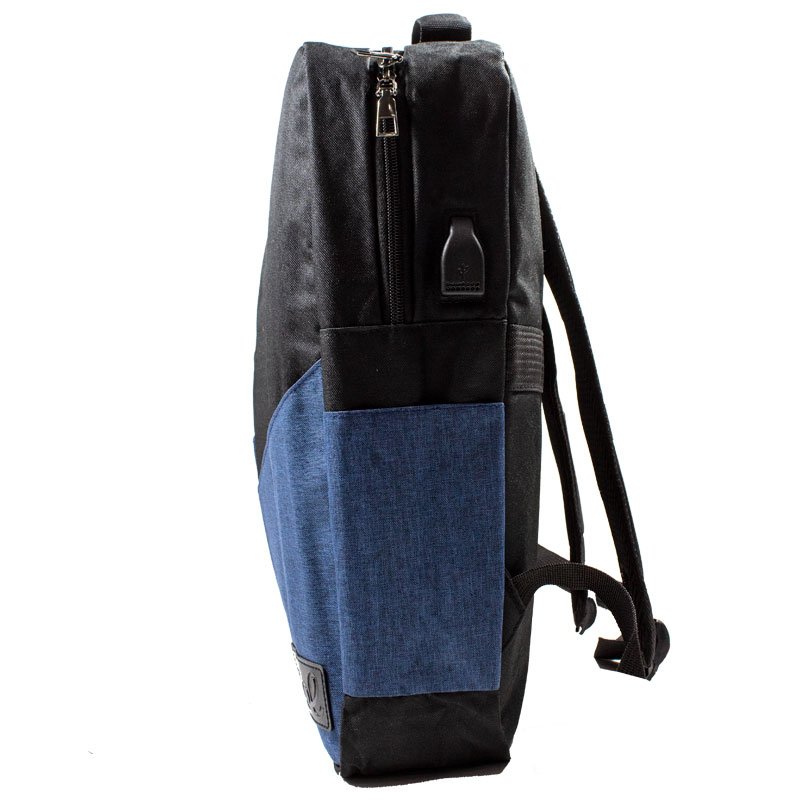 Mochila para laptop 15"-16" COOL Portland Preto-Azul