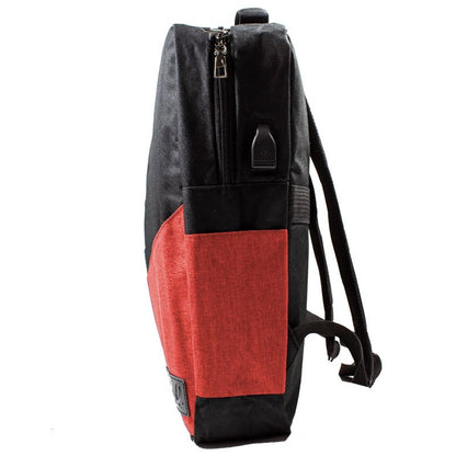 Mochila para laptop 15"-16" COOL Portland Preto-Vermelho