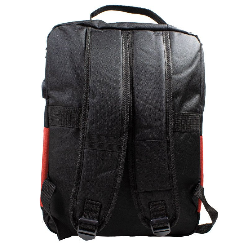 Mochila para laptop 15"-16" COOL Portland Preto-Vermelho