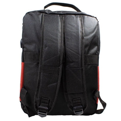 Mochila para laptop 15"-16" COOL Portland Preto-Vermelho
