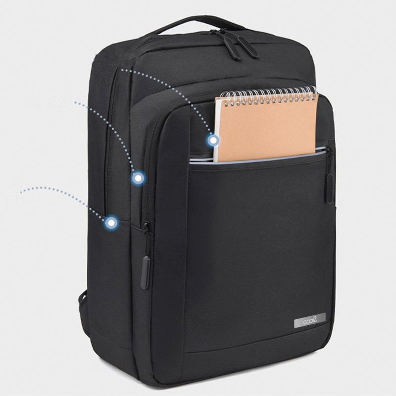 Mochila para laptop 15-16 Polegadas COOL Porto Preto