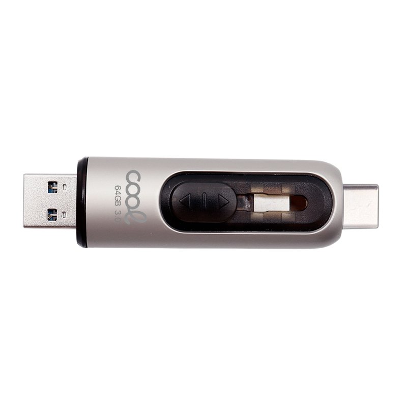 Pen Drive USB x64 GB 3.0 COOL (2 in 1) Tipo-C / USB