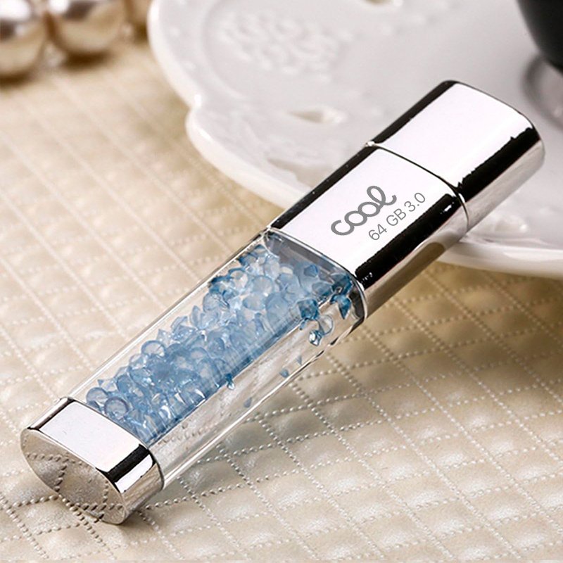 Pen Drive USB x64 GB 3.0 COOL Azul Claro