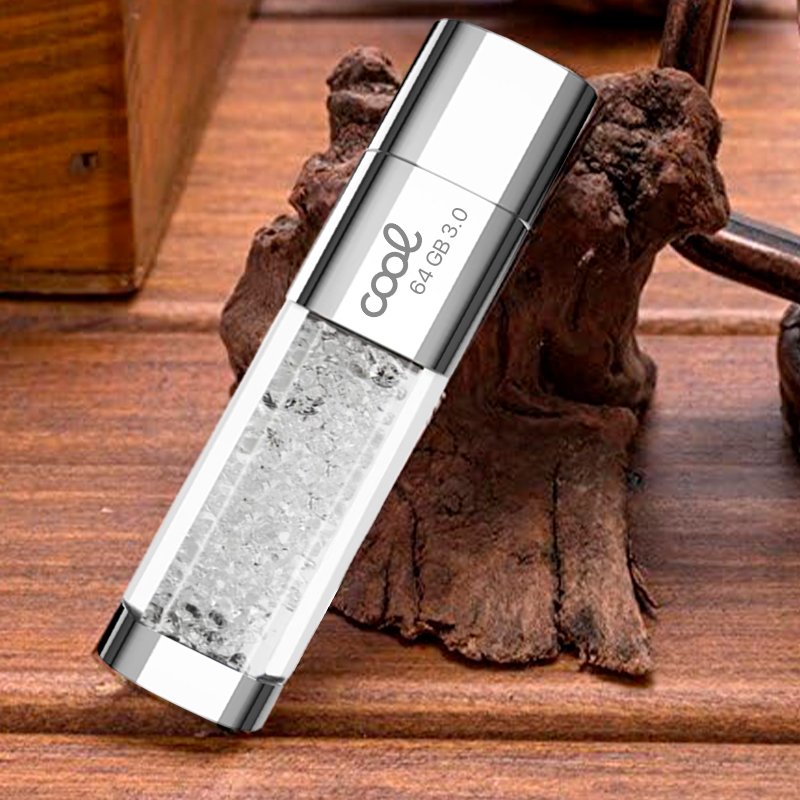 Pen Drive USB x64 GB 3.0 COOL Branco