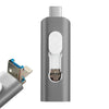 Pen Drive USB x64 GB COOL (3 em 1) Lightning / Type-C / USB Cinza