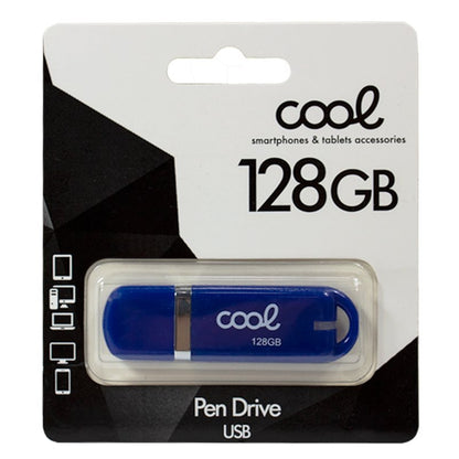 Pen drive x USB 128 GB 2.0 COOL Cover Azul