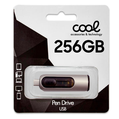 Pen Drive x USB 256 GB 3.0 COOL (2 in 1) Tipo-C / USB