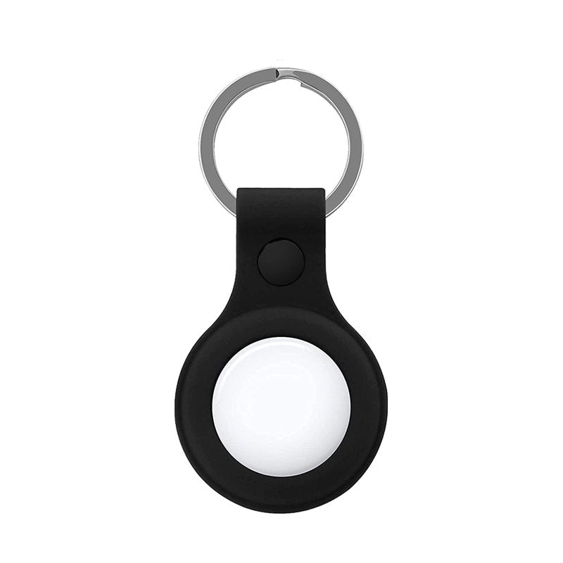 Porta-chaves de proteção COOL compatível com AirTag Silicone Preto