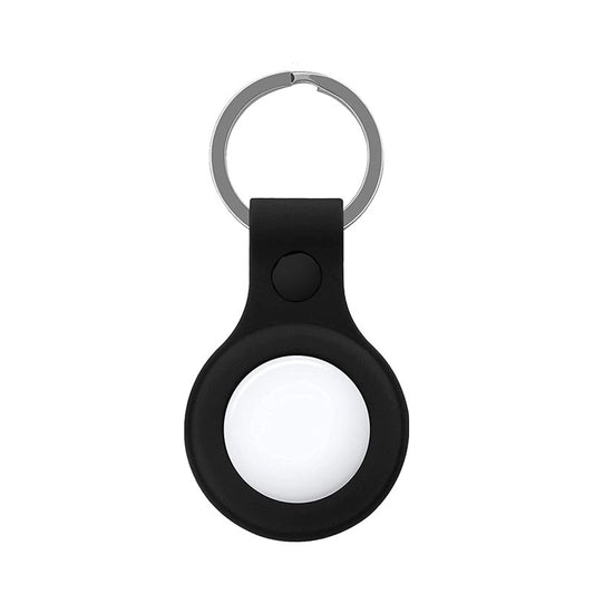 Porta-chaves de proteção COOL compatível com AirTag Silicone Preto