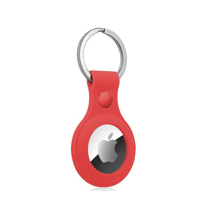 Porta-chaves de proteção COOL compatível com AirTag Silicone Vermelho