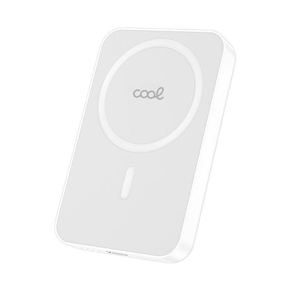 Powerbank Bateria Externa Magnética 5000 mAh COOL Branco