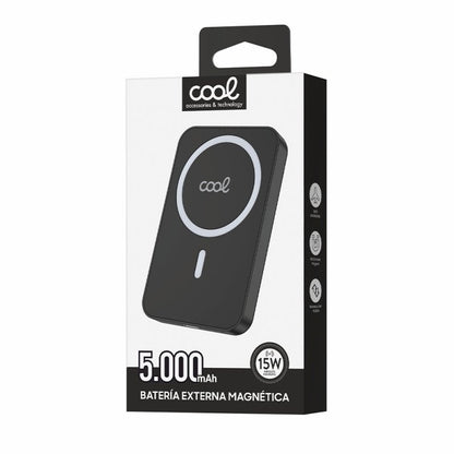 Powerbank Bateria Externa Magnética 5000 mAh COOL Preto