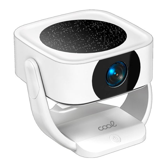 Projetor Compacto COOL Onix 3500 Lúmens Alto-falante Integrado + HDMI / USB + Espelho Wifi Branco