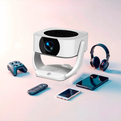 Projetor Compacto COOL Onix 3500 Lúmens Alto-falante Integrado + HDMI / USB + Espelho Wifi Branco