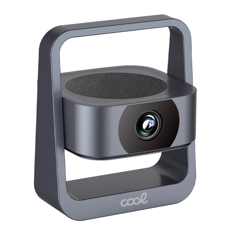 Projetor Compacto COOL Onix 3500 Lúmens Alto-falante Integrado + HDMI / USB + Espelho Wifi Cinza