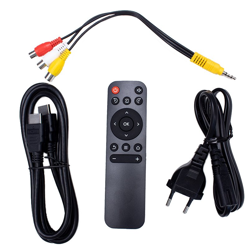 Projetor compacto COOL Star 2500 lúmens alto-falante integrado 10w + HDMI / USB + espelho Wifi
