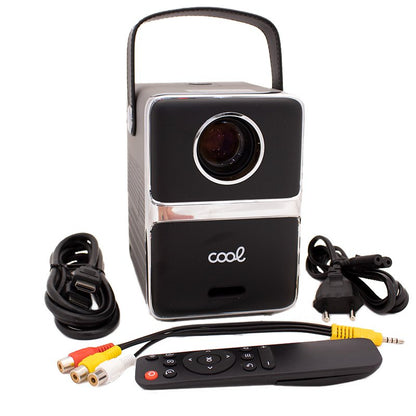 Projetor compacto COOL Star 2500 lúmens alto-falante integrado 10w + HDMI / USB + espelho Wifi