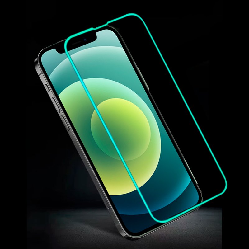 Protetor de ecrã de vidro temperado COOL para iPhone 12 / iPhone 12 Pro (Néon)