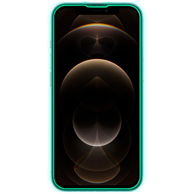Protetor de ecrã de vidro temperado COOL para iPhone 12 Pro Max (Néon)