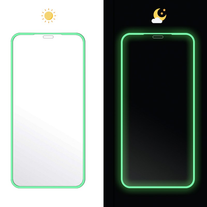 Protetor de ecrã de vidro temperado COOL para iPhone 12 Pro Max (Néon)