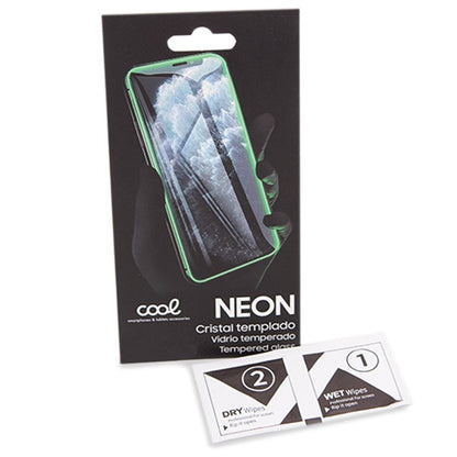 Protetor de ecrã de vidro temperado COOL para iPhone 12 Pro Max (Néon)