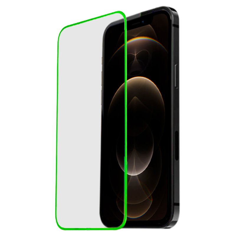 Protetor de ecrã de vidro temperado COOL para iPhone 12 Pro Max (Néon)