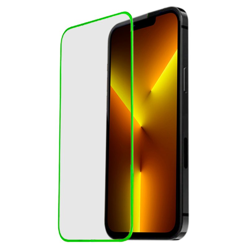 Protetor de ecrã de vidro temperado COOL para iPhone 13 Pro Max / 14 Plus (Néon)