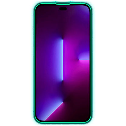 Protetor de ecrã de vidro temperado COOL para iPhone 14 Pro (Néon)