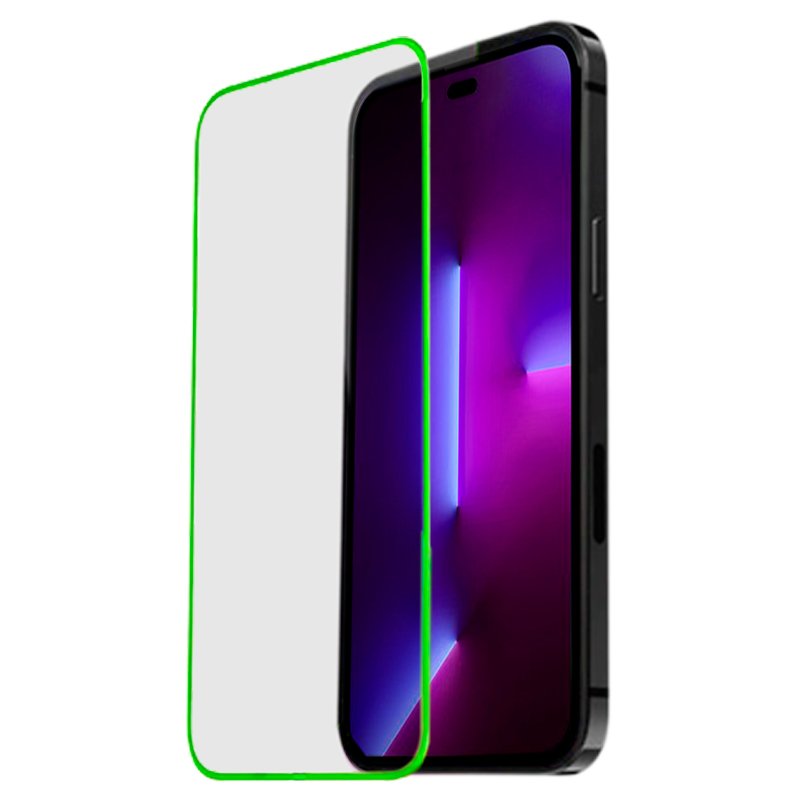 Protetor de ecrã de vidro temperado COOL para iPhone 14 Pro (Néon)