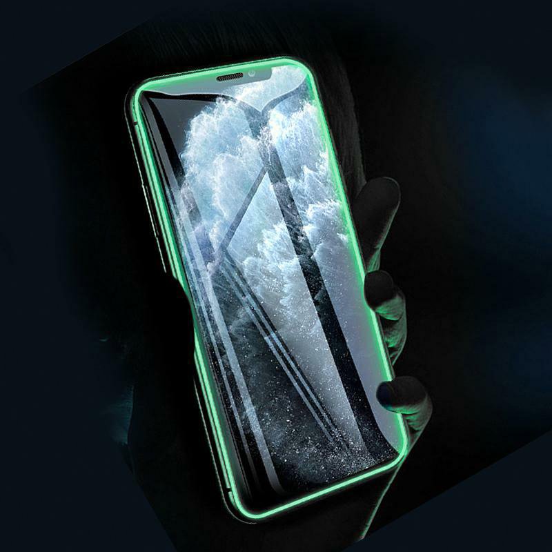 Protetor de ecrã de vidro temperado COOL para iPhone X / iPhone XS / iPhone 11 Pro (Néon)