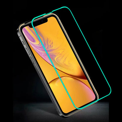 Protetor de ecrã de vidro temperado COOL para iPhone XR / iPhone 11 (Néon)