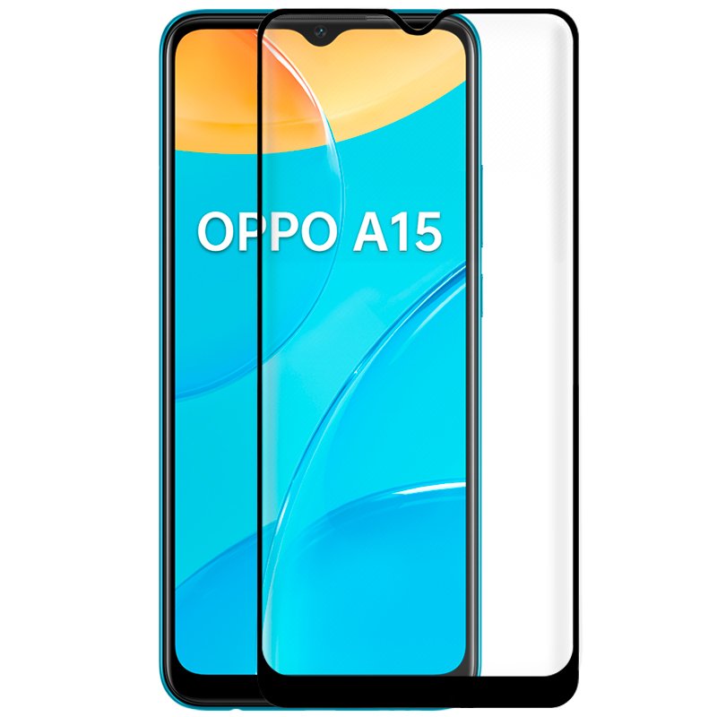 Protetor de ecrã de vidro temperado COOL para Oppo A15 / A15s (FULL 3D)