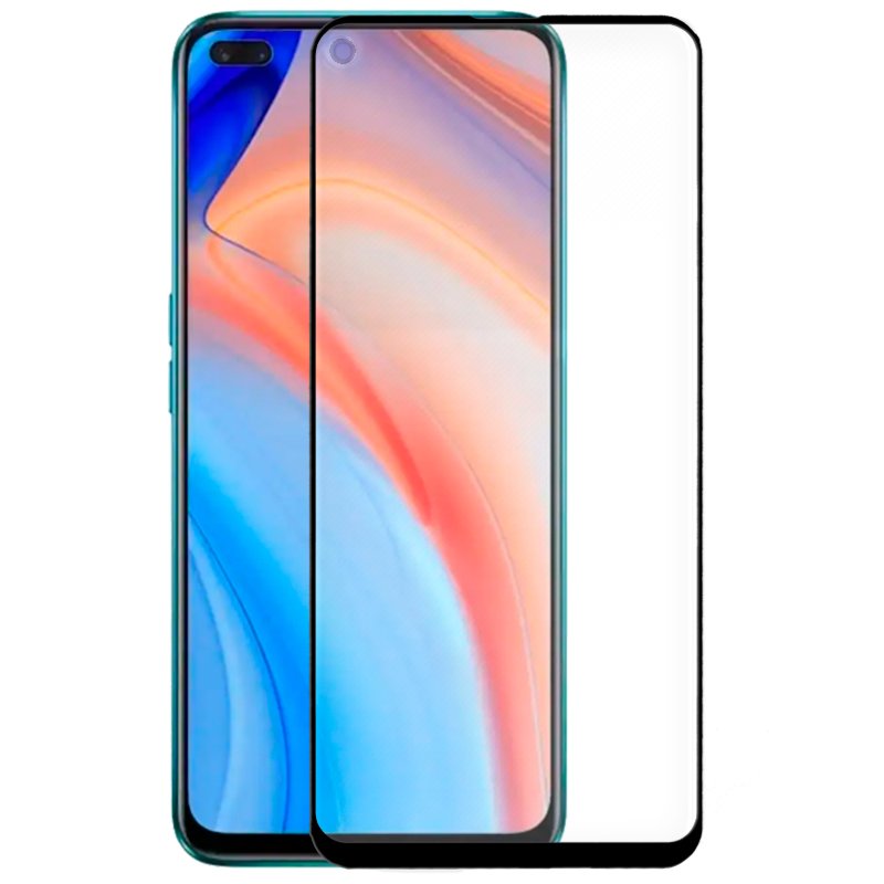 Protetor de ecrã de vidro temperado COOL para Oppo Reno 4 Pro (Curvo)