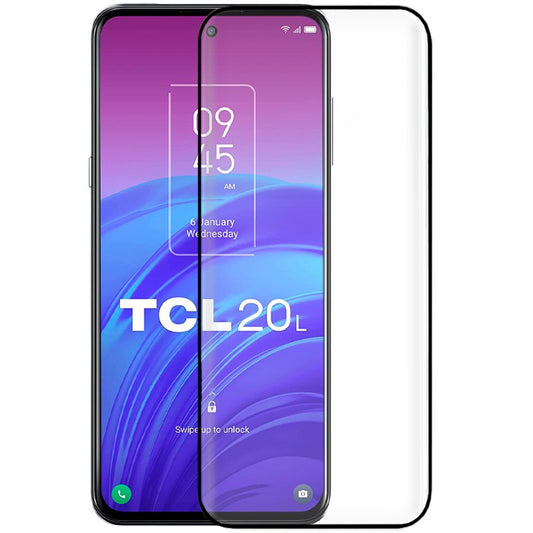 Protetor de ecrã de vidro temperado COOL para TCL 20 5G / 20L / 20L Plus (FULL 3D)