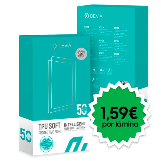Protetor de Hidrogel Devia Eyes Protection (Pack de 50 unidades)