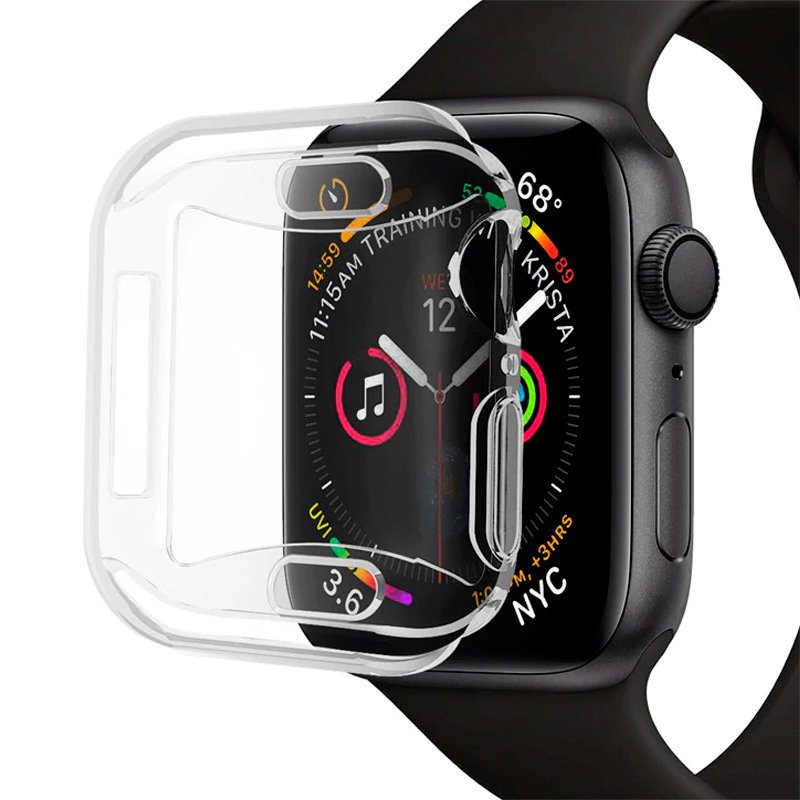 Protetor de silicone COOL para Apple Watch Series 4 / 5 / 6 / SE (44 mm)