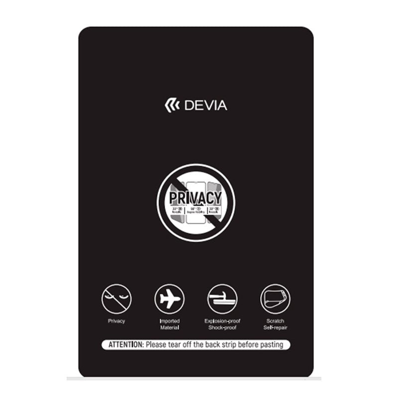 Protetor Hidrogel Devia Privacy Protector Front Film Intelligent (Pack 20 unidades)