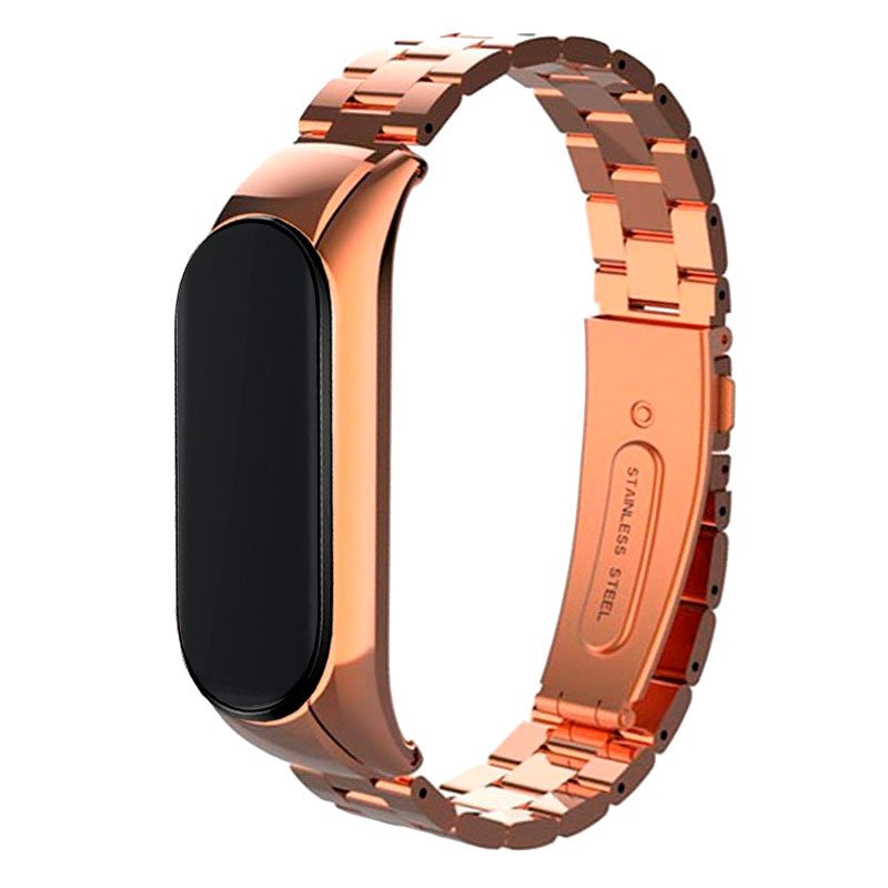 Correia COOL para Xiaomi Mi Band 5 / Mi Band 6 / Amazfit Band 5 Steel Rose Gold
