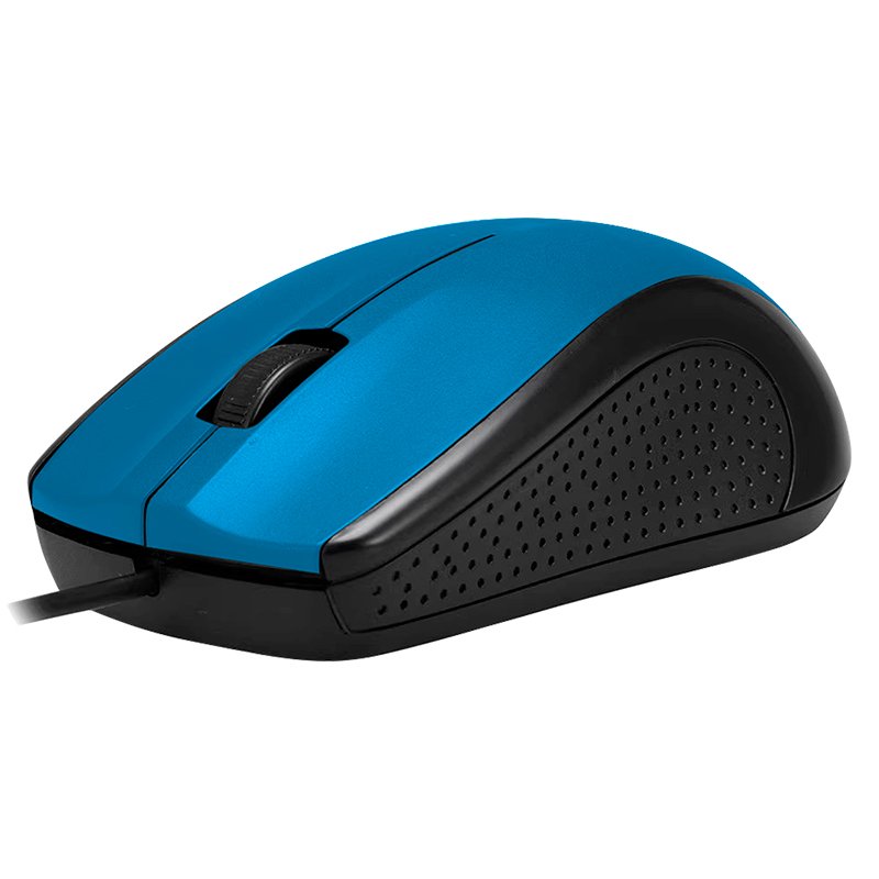 Rato COOL USB com Fio Azul