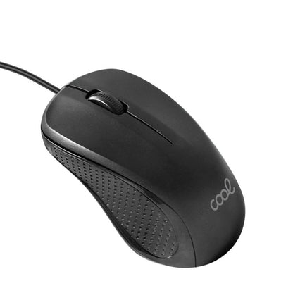 Rato COOL USB com Fio Preto