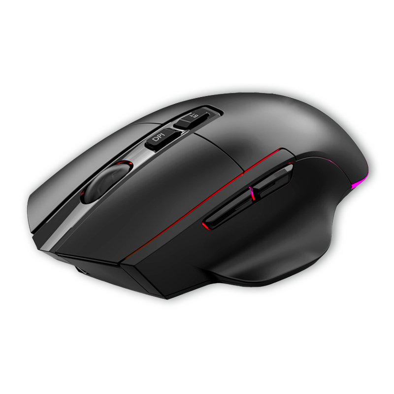 Rato sem fio + Bluetooth 2 em 1 (recarregável) Gaming Led RGB COOL Lagoon